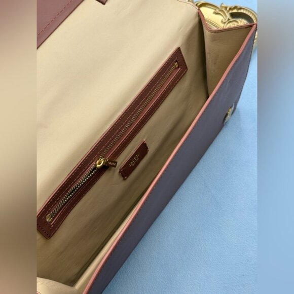 🆕 OROTON 🧿 NWOT Evelyn Baguette Bag, Rustic Brown - Picture 9 of 16